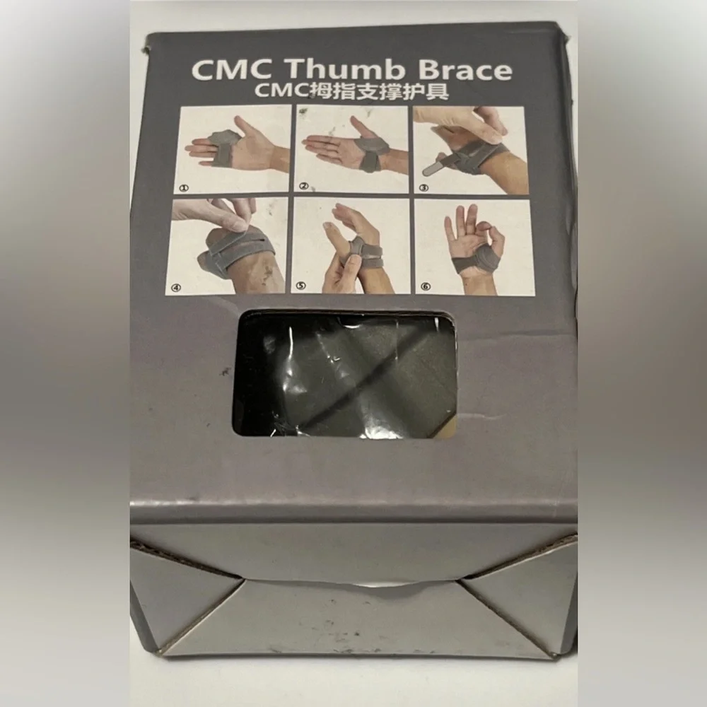 Gray Wearable Thumb Brace